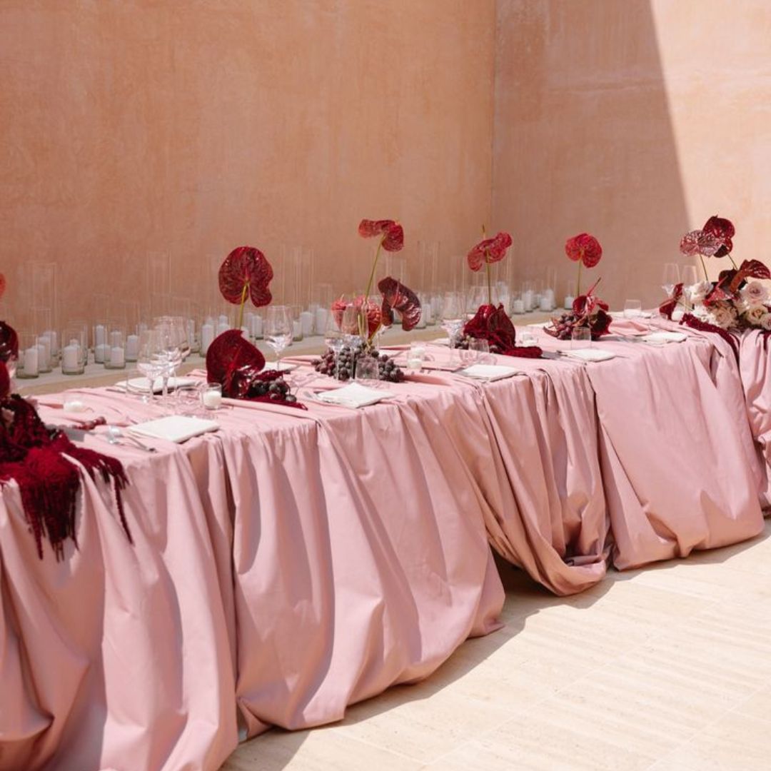 Galdautu noma, rozā (Pink) / Kantains / 230x320cm - Image 2